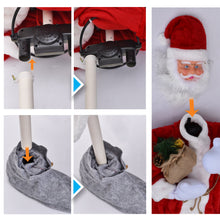 Load image into Gallery viewer, 3.6FT Santa Claus Dolls Standing Santa Claus Figurine for Holiday Party Home Decoration