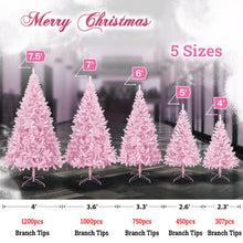 Load image into Gallery viewer, Artificial Christmas Tree with Metal Stand, PVC Material Rich Thicken Tips, Xmas Tree for Indoor and Outdoor Festival Decoration
