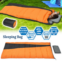 Load image into Gallery viewer, Traveling Camping Large Blanket Sleeping Bag Adult with Pillow for  Outdoor Indoor
