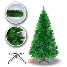 Load image into Gallery viewer, New Christmas Tree 6ft with Sturdy Metal leg Xmas Full Pine Spruce