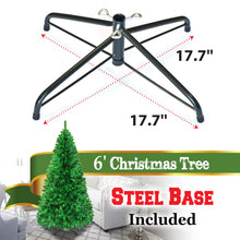 Load image into Gallery viewer, New Christmas Tree 6ft with Sturdy Metal leg Xmas Full Pine Spruce
