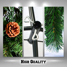 Load image into Gallery viewer, 6' Frost Artificial Christmas Tree with Natural Pine cones Decor,Stand Home
