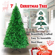 Load image into Gallery viewer, New Christmas Tree 7ft with Sturdy Metal leg Xmas Full Pine Spruce