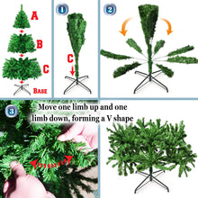 Load image into Gallery viewer, New Christmas Tree 7ft with Sturdy Metal leg Xmas Full Pine Spruce