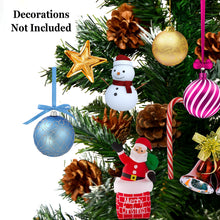 Load image into Gallery viewer, 7' Frost Artificial Christmas Tree with Natural Pine cones Decor,Stand Home