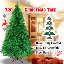 Load image into Gallery viewer, New Christmas Tree 7.5 ft with Sturdy Metal leg Xmas Full Pine Spruce