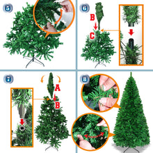 Load image into Gallery viewer, New Christmas Tree 7.5 ft with Sturdy Metal leg Xmas Full Pine Spruce