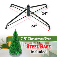 Load image into Gallery viewer, New Christmas Tree 7.5 ft with Sturdy Metal leg Xmas Full Pine Spruce