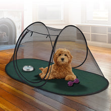 Load image into Gallery viewer, Pop Up Portable Pet Fun Play Puppy Dog Cat Kitten Mesh Tent