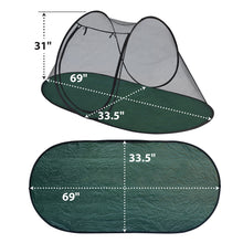 Load image into Gallery viewer, Pop Up Portable Pet Fun Play Puppy Dog Cat Kitten Mesh Tent