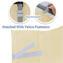 Load image into Gallery viewer, Sidewalls 80" L X 78" W for Outdoor Tent Replacement Sidewall with Windows for Folding Tent Canopy Gazebo (3PCS, Ecru)