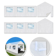 Load image into Gallery viewer, 10x20' Full Sidewalls Carport Canopy Replacement  with Zipper Door