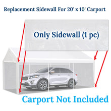 Load image into Gallery viewer, STRONG CAMEL Replacement Sidewall only for 10x20ft Carport Tent Canopy Sidepanel 6.4x19.7ft