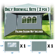 Load image into Gallery viewer, 10'x10' Side Panels Tent Outdoor Pop Up Canopy Gazebo Marquee Sidewalls with Zip