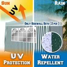 Load image into Gallery viewer, 10'x10' Side Panels Tent Outdoor Pop Up Canopy Gazebo Marquee Sidewalls with Zip