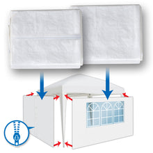Load image into Gallery viewer, 10’x10’ Tent Sidewalls for Pop up Canopy Outdoor Side Panels w window and Zipper