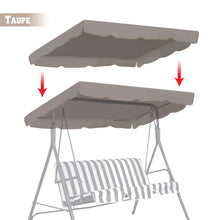Load image into Gallery viewer, Patio Swing Canopy Replacement Porch Top Cover Outdoor Seat Furniture