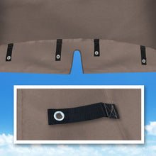 Load image into Gallery viewer, Patio Swing Top Replacement Canopy for Swing Seat 3 Seater Sizes Garden Hammock Outdoor Garden Porch Yard Canopy with Ball Bungees