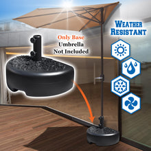 Load image into Gallery viewer, Half Round Semicircle Umbrella Heavy Holder Base Stand for Half Patio