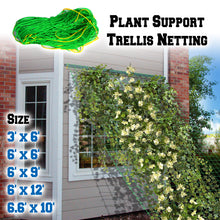 Load image into Gallery viewer, 3 to 20ft Stronger Trellis  Support Netting for Plants Climbing Grow