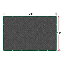 Load image into Gallery viewer, 80% Sunblock Fabric Shade Cloth Net Mesh Shade for Plant Greenhouse Barn Pool