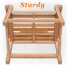 Load image into Gallery viewer, Teak 40&quot; teak  Marlboro Lutyen Outdoor Bench Chair（local pick up）
