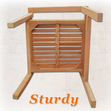 Load image into Gallery viewer, KINGTEAK Golden Teak Outdoor Wood Chairs 2 Piece Solid Teak Wood (Local Pick Up Only)