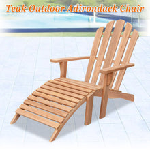 Load image into Gallery viewer, Adirondack Chair and Footstool Set  Patio Deck Garden Lounge Outdoor Furniture(Local Pickup Only)