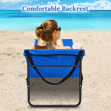 Load image into Gallery viewer, 19x57 inch Portable Reclining Lounger Beach Chair
