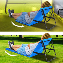 Load image into Gallery viewer, 19x57 inch Portable Reclining Lounger Beach Chair