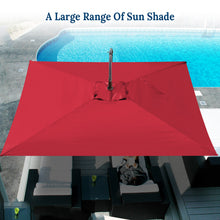 Load image into Gallery viewer, STRONG CAMEL 10x6.5ft Rectangle Cantilever Sunshade Hanging Patio Umbrella