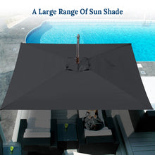 Load image into Gallery viewer, STRONG CAMEL 10x6.5ft Rectangle Cantilever Sunshade Hanging Patio Umbrella