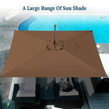 Load image into Gallery viewer, STRONG CAMEL 10x6.5ft Rectangle Cantilever Sunshade Hanging Patio Umbrella