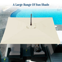 Load image into Gallery viewer, STRONG CAMEL 10x6.5ft Rectangle Cantilever Sunshade Hanging Patio Umbrella