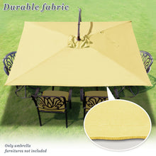 Load image into Gallery viewer, STRONG CAMEL 10x6.5ft Rectangle Cantilever Sunshade Hanging Patio Umbrella