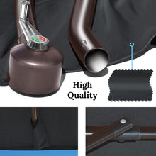 Load image into Gallery viewer, STRONG CAMEL 8.2ft Square Hanging Cantilever Banana Umbrella Canopy Outdoor Sunshade