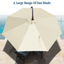 Load image into Gallery viewer, STRONG CAMEL 10' Banana Cantilever Patio Offset Sunshade Hanging Umbrella with Steel Cross Base