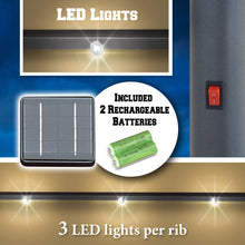 Load image into Gallery viewer, STRONG CAMEL 24 LED Light 9ft Aluminum Patio Solar Umbrella