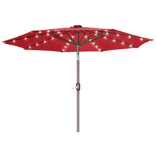 Load image into Gallery viewer, STRONG CAMEL 9' SOLAR 40 LED LIGHTS PATIO UMBRELLA GARDEN OUTDOOR SUNSHADE