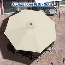 Load image into Gallery viewer, STRONG CAMEL 10' Patio Umbrella with Tilt and Crank Garden Market Table Parasol Sunshade Outdoor