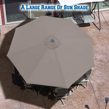 Load image into Gallery viewer, STRONG CAMEL 10' Patio Umbrella with Tilt and Crank Garden Market Table Parasol Sunshade Outdoor