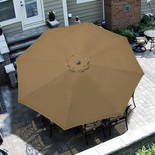 Load image into Gallery viewer, STRONG CAMEL 9' Patio 8 Ribs Outdoor Garden Market Parasol Sunshade Umbrella with Tilt and Crank