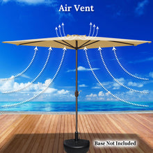 Load image into Gallery viewer, STRONG CAMEL 8’Half Rectangular Outdoor Patio Umbrella,Umbrella Base not included