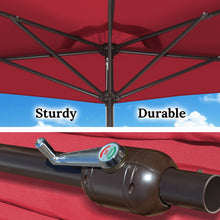Load image into Gallery viewer, STRONG CAMEL Wall Balcony Window 9' Patio Half Umbrella Sunshade Outdoor