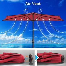 Load image into Gallery viewer, STRONG CAMEL Wall Balcony Window 9' Patio Half Umbrella Sunshade Outdoor