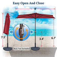 Load image into Gallery viewer, STRONG CAMEL Wall Balcony Window 9' Patio Half Umbrella Sunshade Outdoor