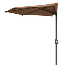 Load image into Gallery viewer, STRONG CAMEL Wall Balcony Window 9' Patio Half Umbrella Sunshade Outdoor