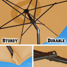Load image into Gallery viewer, STRONG CAMEL Brand NEW 8.2ft 8ribs Patio Parasol Umbrella Sunshade Market Outdoor