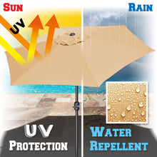 Load image into Gallery viewer, STRONG CAMEL Brand NEW 8.2ft 8ribs Patio Parasol Umbrella Sunshade Market Outdoor