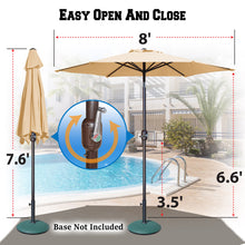Load image into Gallery viewer, STRONG CAMEL Brand NEW 8.2ft 8ribs Patio Parasol Umbrella Sunshade Market Outdoor